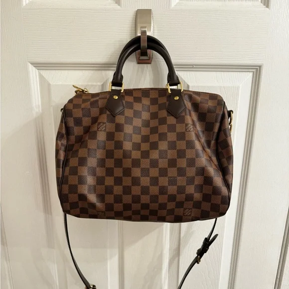 Louis Vuitton Damien Ebene Speedy Bandouliere 30 - Picture 1 of 13